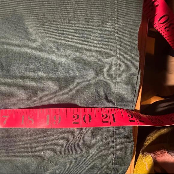 Marine Layer Collette emerald Green button up Boxy Blouse Corduroy sz L - Picture 9 of 9